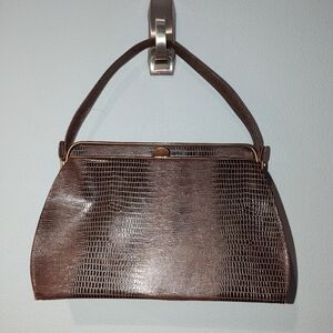 Vintage Dover Made in USA bag. Brown Dover purse. Vintage purse.